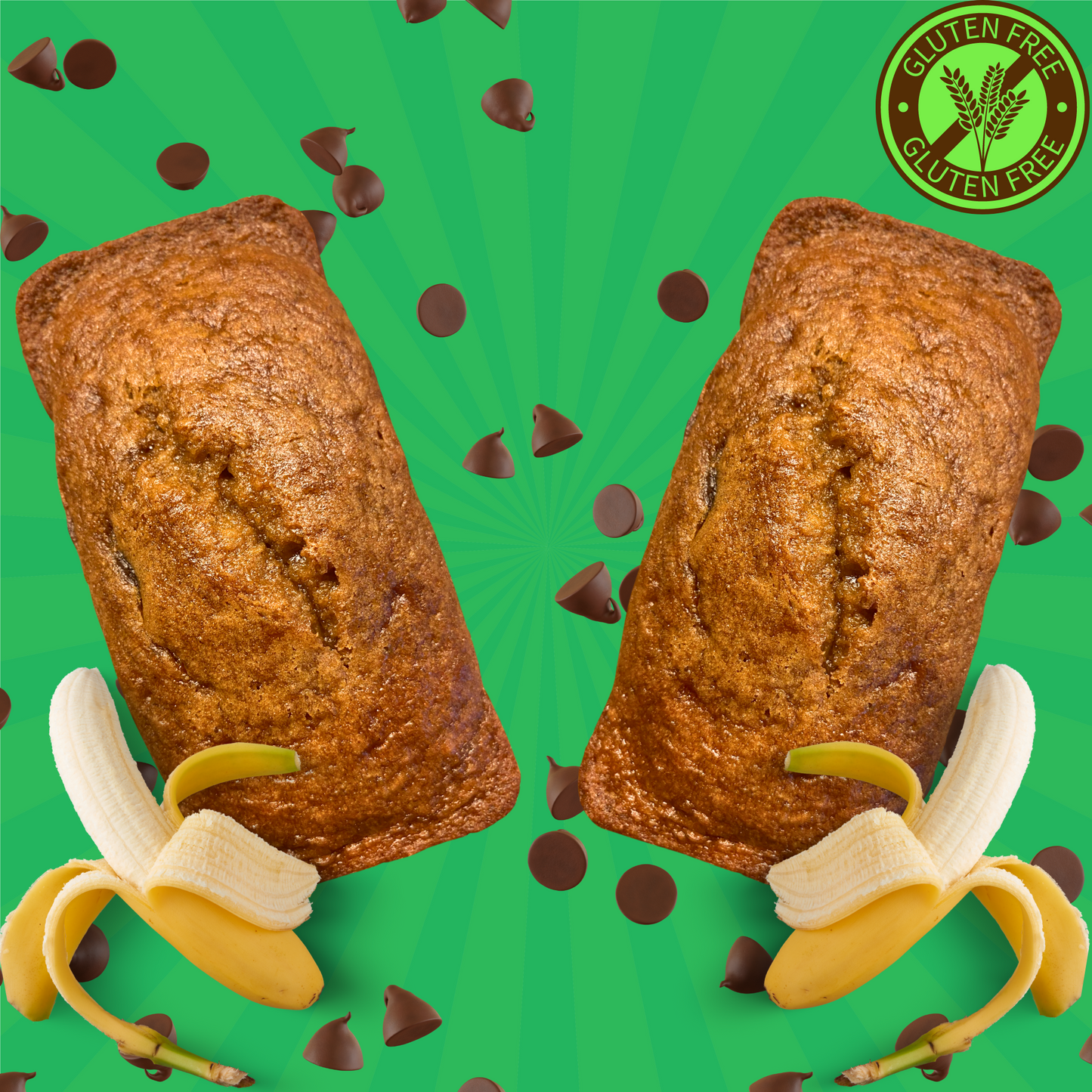 Yummy's Gluten Free Chocolate Chip Banana Baby Bread (2 count)